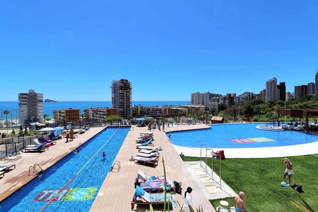 Luxury Apartment Residencial Sunset Drive - Benidorm, Espana Esterno foto